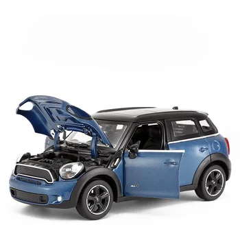 Rastar Diecast 1:24 Mini Coopers Countryman Rdeča Modra SUV Visoko Simulator Zlitine, Kovinski Model Avta Potegnite nazaj Vozil