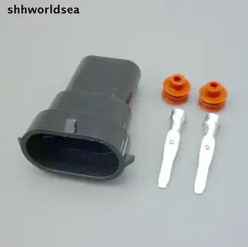 Shhworldsea 5/30/100sets Kit H8 H10 H11 foglight priključek moški vtičnica komplet