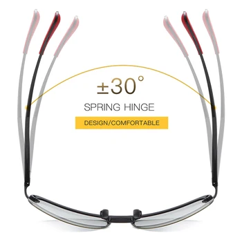 AORON Nov aluminijast Okvir sončna očala za moške polarizirana sončna Očala Voznik Vožnjo Očala UV400