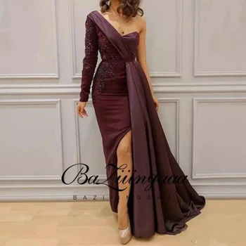 BAZIIINGAAA Luksuzni 2020 Stranka Elegantna Ženska Večerno obleko Plus Velikost Slim Natisnjeni Dolge Večerne Obleke, Primerne za Formalno Strank