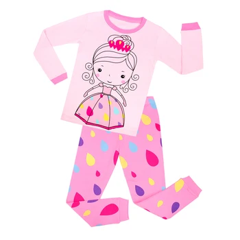 Čisto Nov Poletje Baby Dekleta Pižame z 18 Palcev Lutka Pižamo Določa Pižame Otroci Dekleta Balet Ples Raindrop Pijamas Otroci