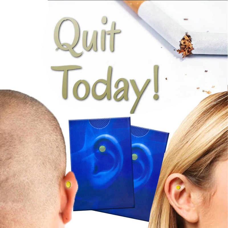 10/16/20pcs Magnet Auricular Nehal Smok Akupresure Obliž Kajenje Stop Anti Dim Ne Brezdimne Cigaret Kadilec Zdravje Terapija
