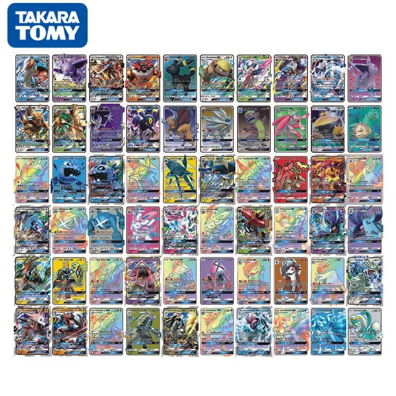 100-300pcs TAKARA TOMY Pokemon Kartico VMAX MEGA GX EX angleško Igro Bitka za Trgovanje Sije Kartico Booster Box Zbirka Otrok Igrača Darilo