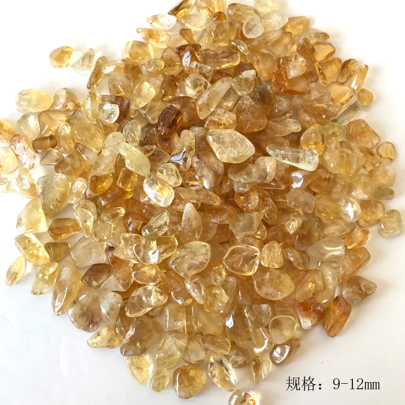 100 g Naravnih Citrine Citrine Crystal Rock Polirani Gramoza, Vzorcu Naravnega Kamna in Mineralov