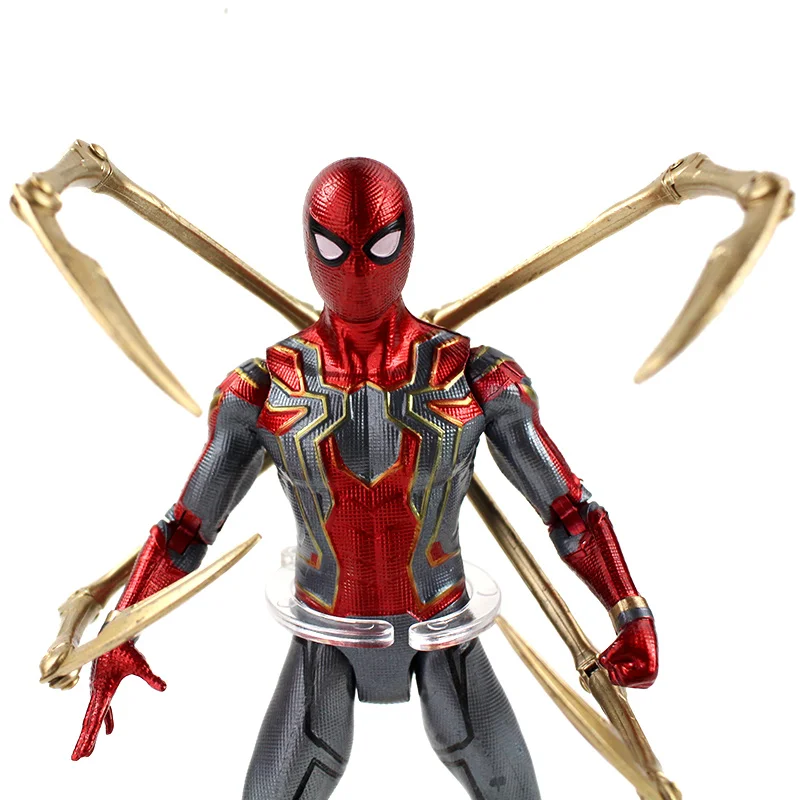 17 cm Avengers Super Junak Infinity Vojne Železa Spiderman Akcijska Figura, PVC Spider Man Zbirka Model Igrača Otroci Lutka