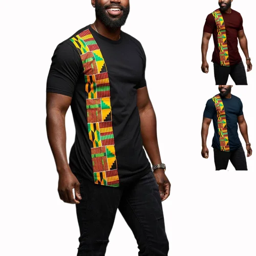 2019 novo poletje seksi modni slog afriške moških dashiki plus velikost t-shirt S-3XL