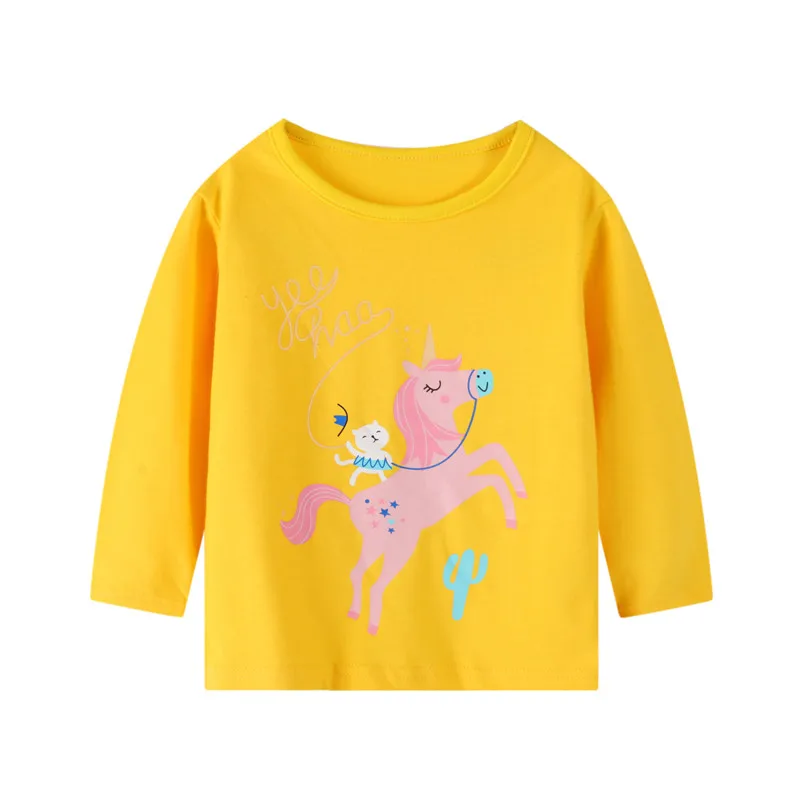 2020 Dekleta T-shirt Živali Tiskanja Žirafa Majica s kratkimi rokavi Otroci Oblačila Tshirt Koszulki Dekleta Vrhovi Padec Top Majice Vetement Enfant Fille