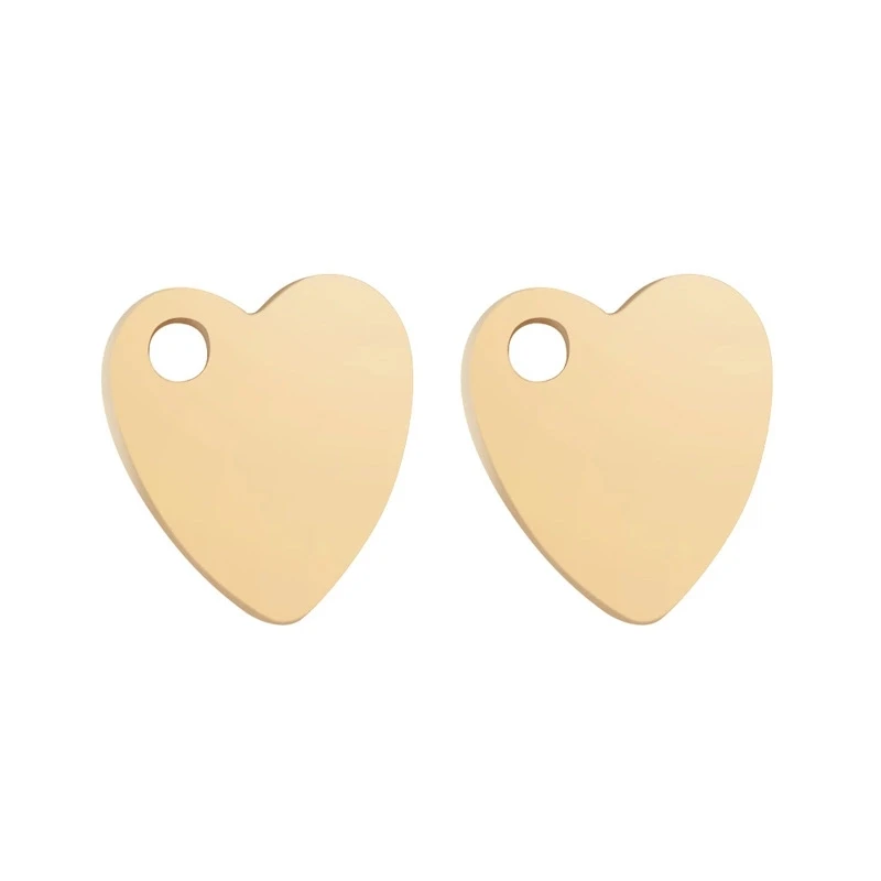 20pcs/veliko zlato ton Čare srce 9*10 mm, zaradi Česar obesek fit DIY zapestnico, ogrlico, Nakit Dodatki