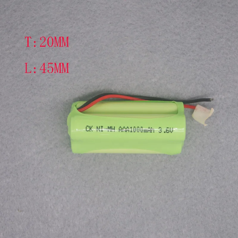 3,6 V AAA 1000MAh Ni-MH Baterije za polnjenje NI-MH Vezje, Medicinska Oprema Igrače