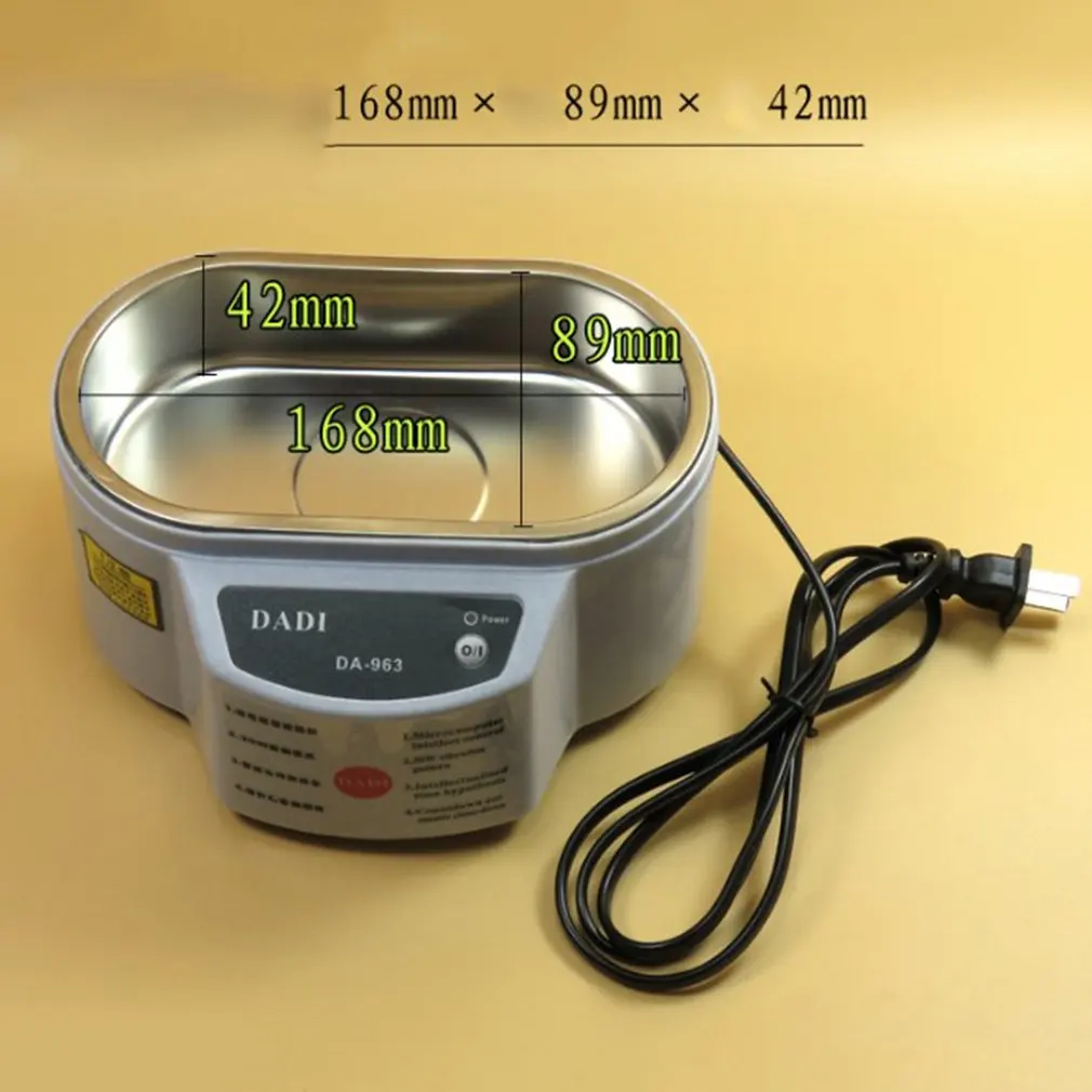 30W 50 W Mini Ultrazvočni Čistilec Kopel Za Čiščenje Ogrlica Stekla Odbor 963