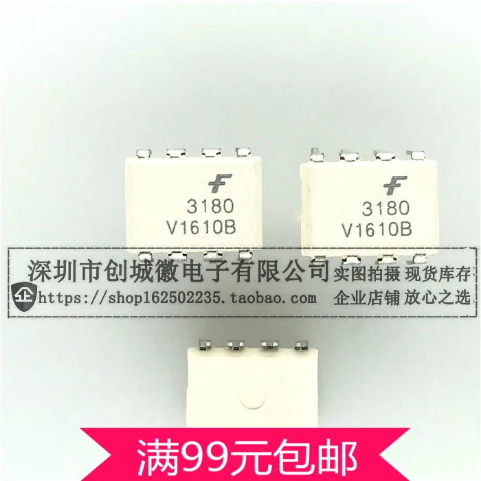 3180 Optocoupler FOD3180 Optocoupler Visoke Hitrosti Gate Driver DIP-6