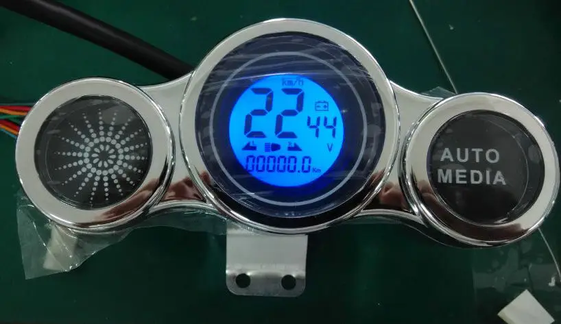 36v48v60v 72v LCD-Zaslon Gauge merilnik Hitrosti Indikator napolnjenosti Baterije Univerzalni Instrument Za Električne Skuterje motorno kolo, Tricikel, ATV