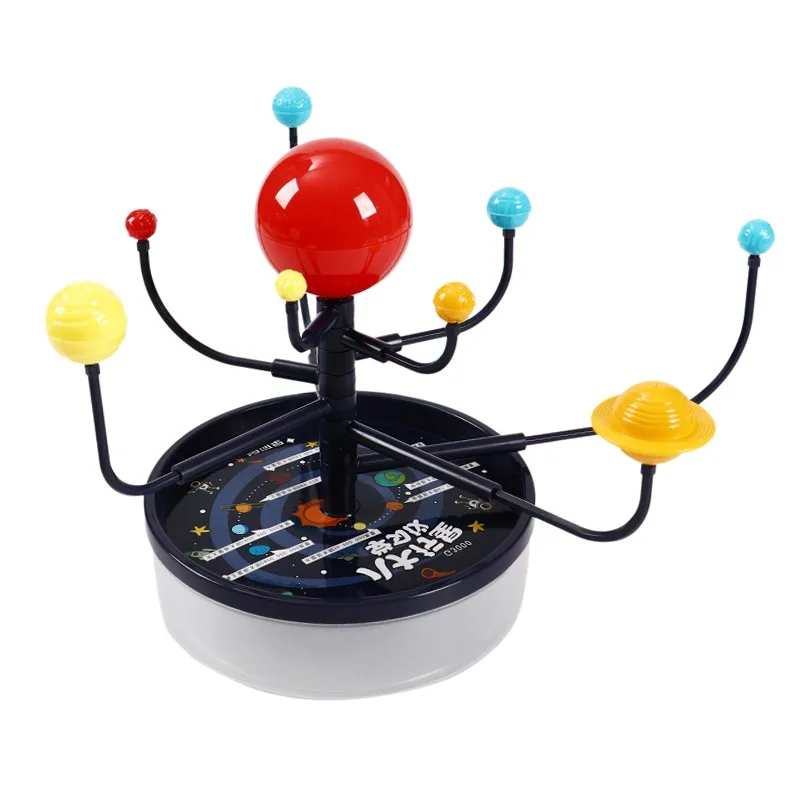 3D Solarni Sistem 9 Planetov Planetarij Model Kompleti Astronomija Znanost Projekta juguetes Otrok DIY Montaža Izobraževalne Igrače, Igrača