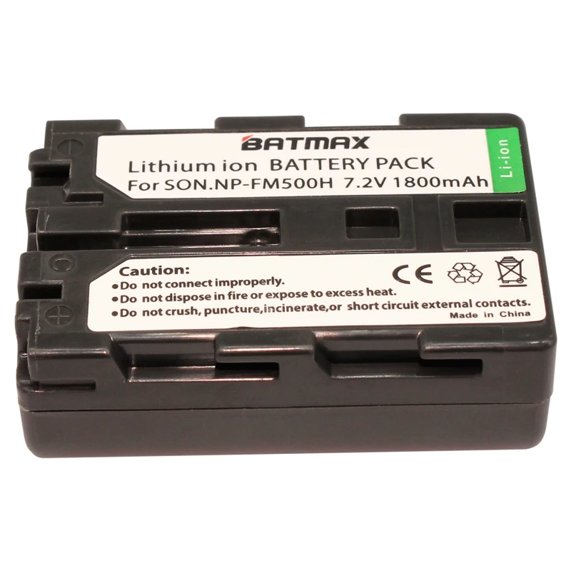 Batmax 4pcs bateria NP-FM500H NPFM500H NP FM500H Polnilna Baterija + Dual USB Polnilec za Sony A57 A65 A77 A350 A550