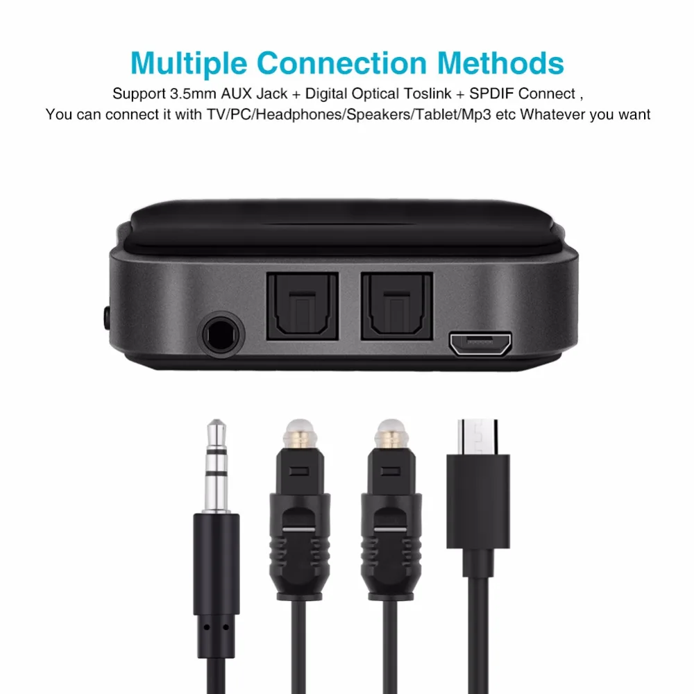 Bluetooth 5.0 Oddajnik Sprejemnik CSR8675 APTX HD LL Bt Audio Glasba Brezžični USB Adapter 3.5 3.5 mm AUX Priključek/SPDIF/RCA za TV PC