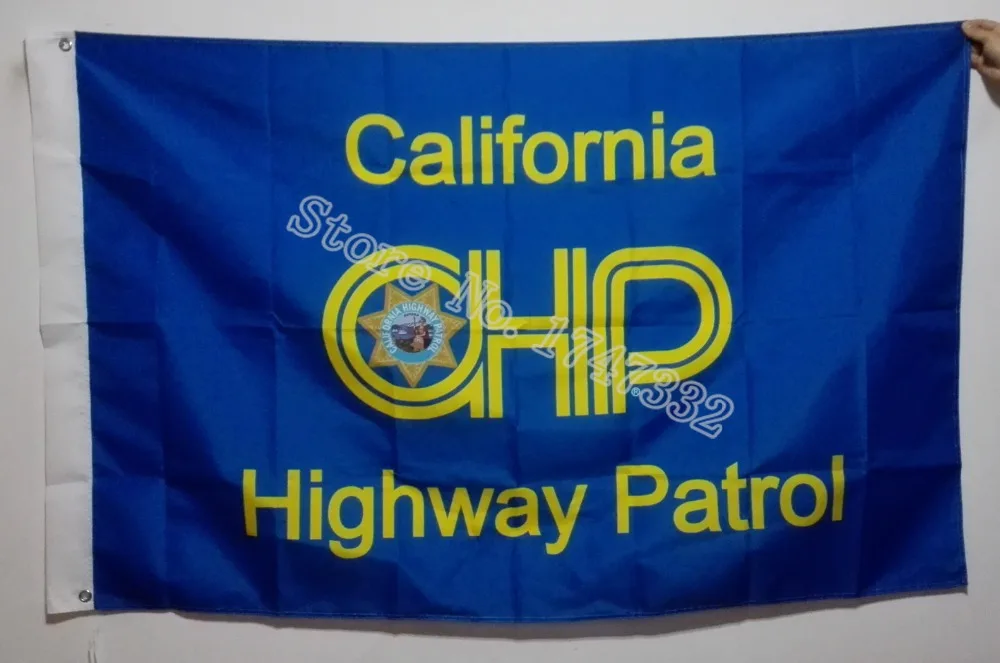 California Highway Patrol Zastavo vroče prodajo blaga 3X5FT 150X90CM Banner medenina kovinski luknje