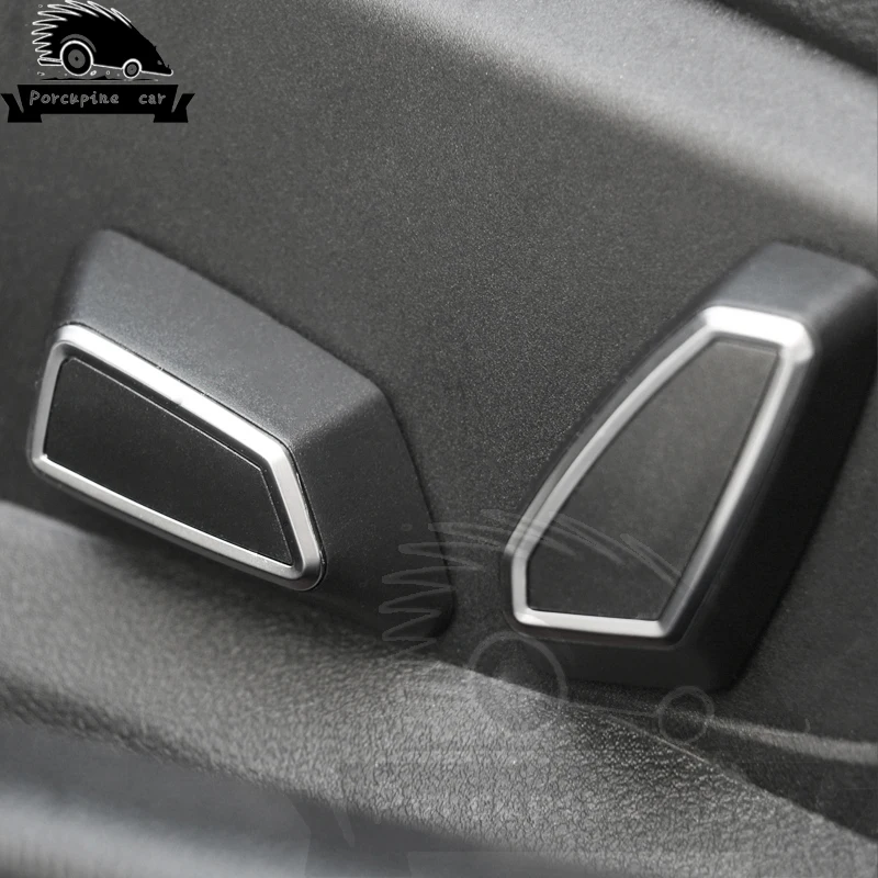 Gumb Avtomobilski Sedež Slog Prilagoditev Preklopite pokrov trim dekorativni 3D notranje trim nalepke za BMW 1/2/3/4/5 Serije X1X3X5X6 f30 F10