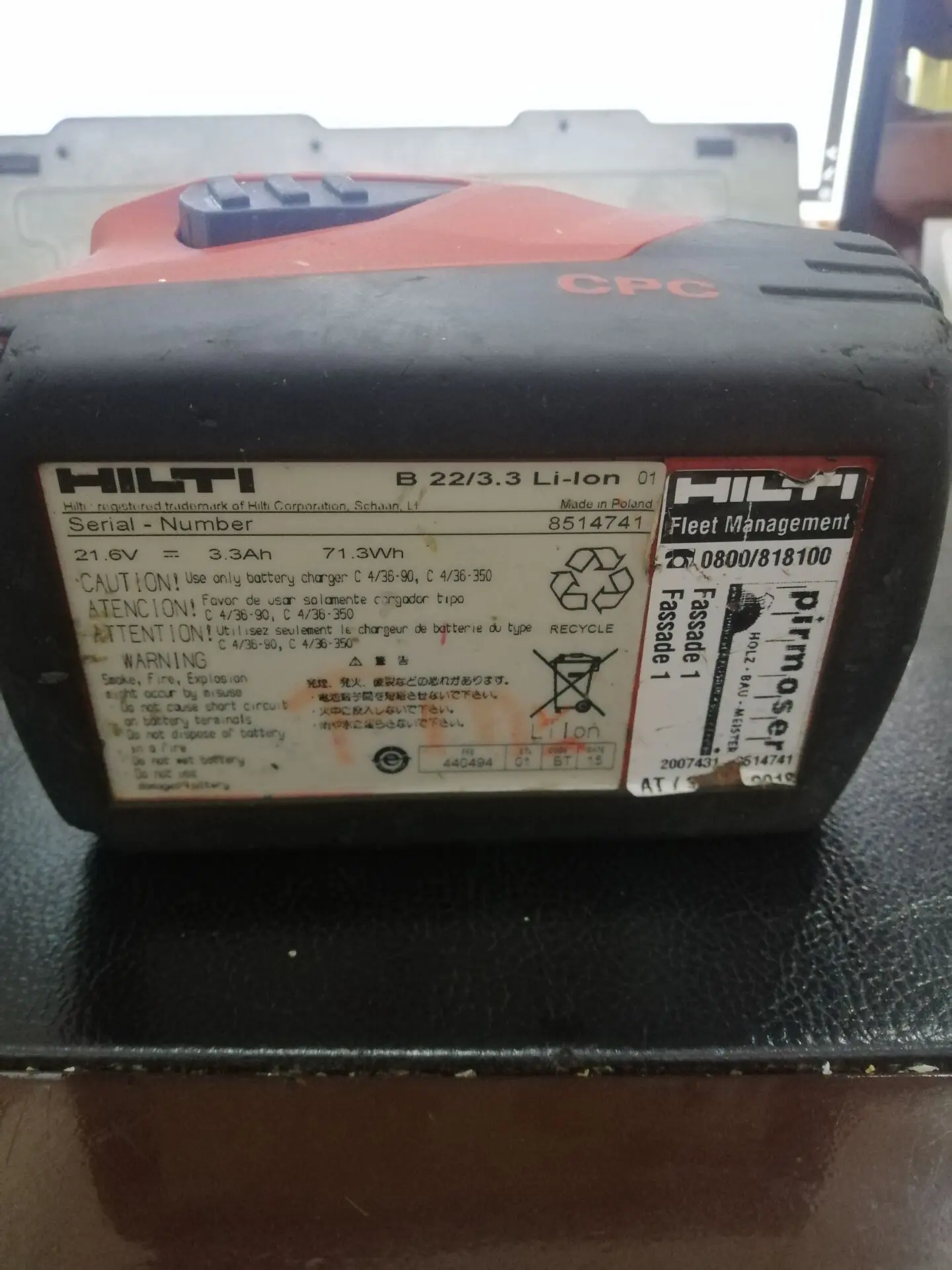 HILTI original Hilti Za 21,6 V 22 3.3 litijevo baterijo (ki se uporablja proizvodov) Z velikim številom popis, kakovosti izdelkov!