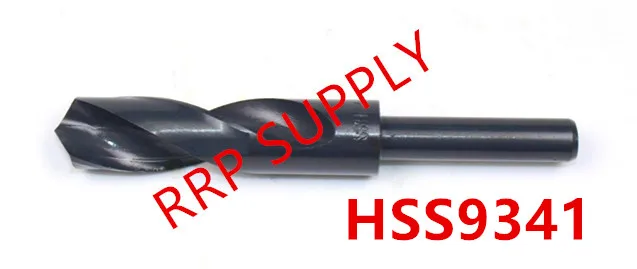 HSS9341 materiala, 1pc twist drill velikosti od 17 mm 20,5 mm, zmanjša 12,7 mm(1/2