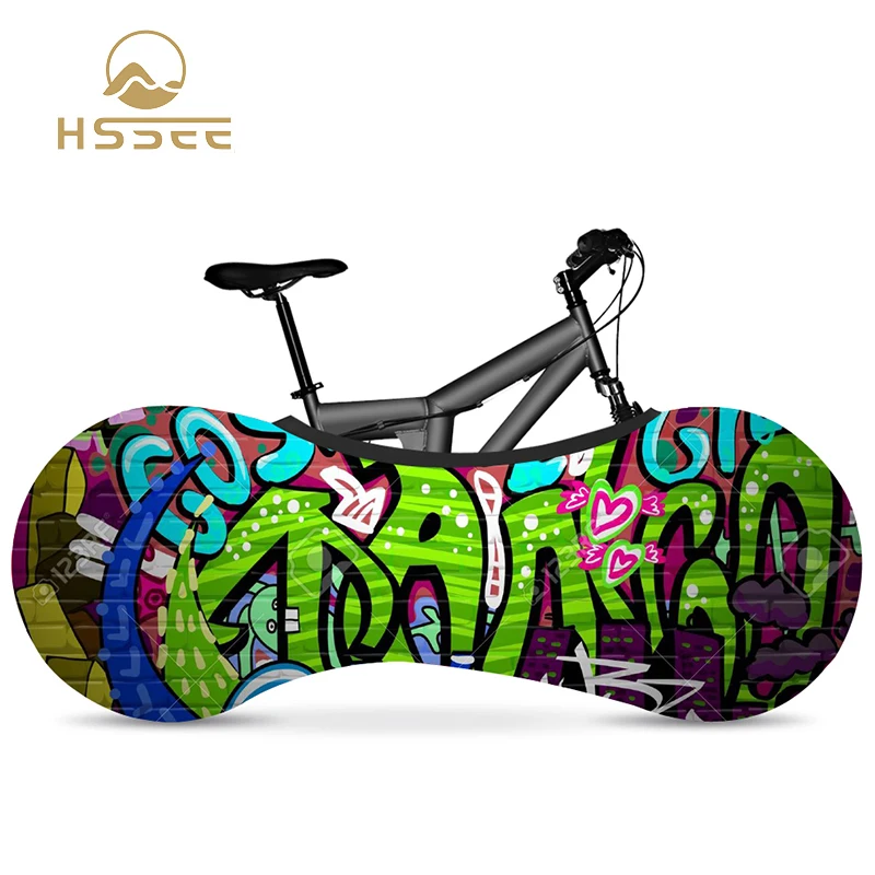 HSSEE grafiti serije elastično kolo indoor prahu kritje elastična tkanina kolesarske pnevmatike pokrovček 700 c 26