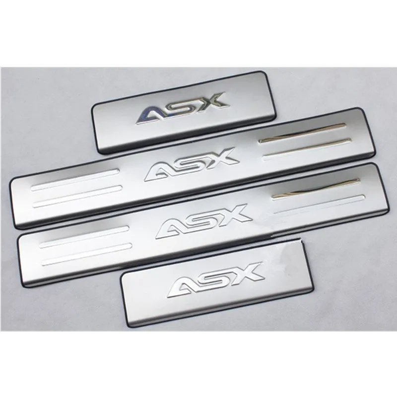 Iz nerjavečega jekla izvažajo tablice vrata polico 4pcs/set avto pribor za leto 2011 -2020 Mitsubishi ASX Avto Styling Dodatki