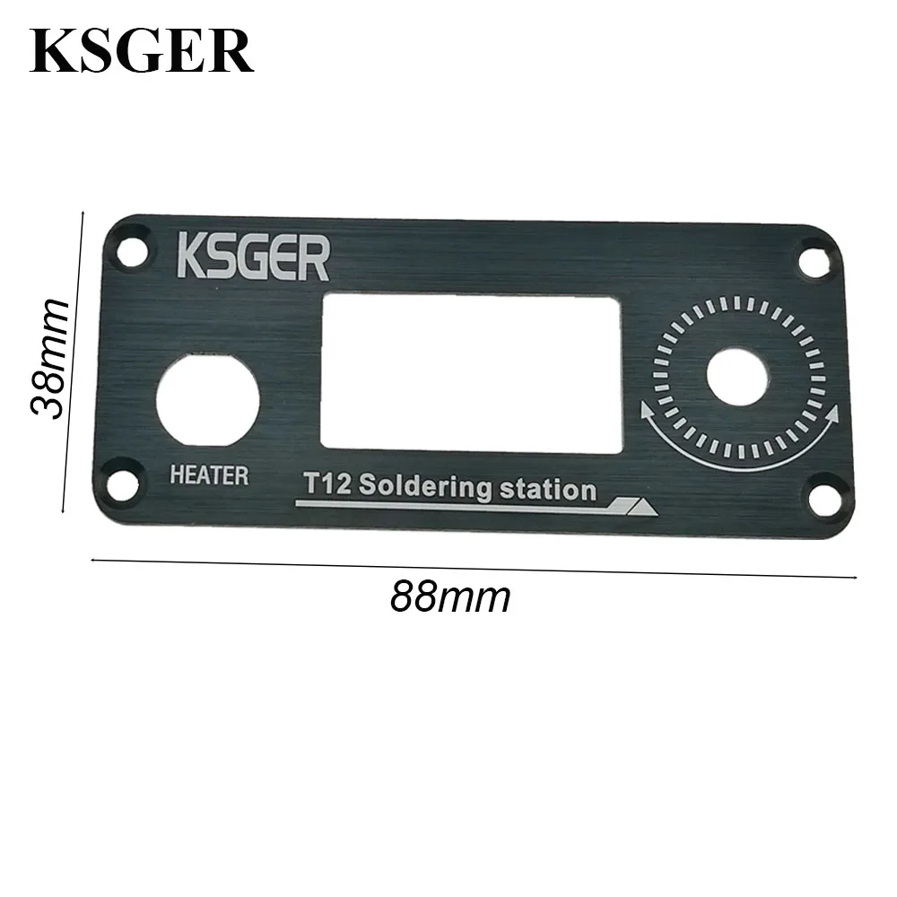 KSGER T12 Aluminij Zlitine Primeru STM32 OLED lemilo Postaja DIY Elektronskih Nasveti Krmilnik Varjenje Orodij V2.1 V2.0 V3.0