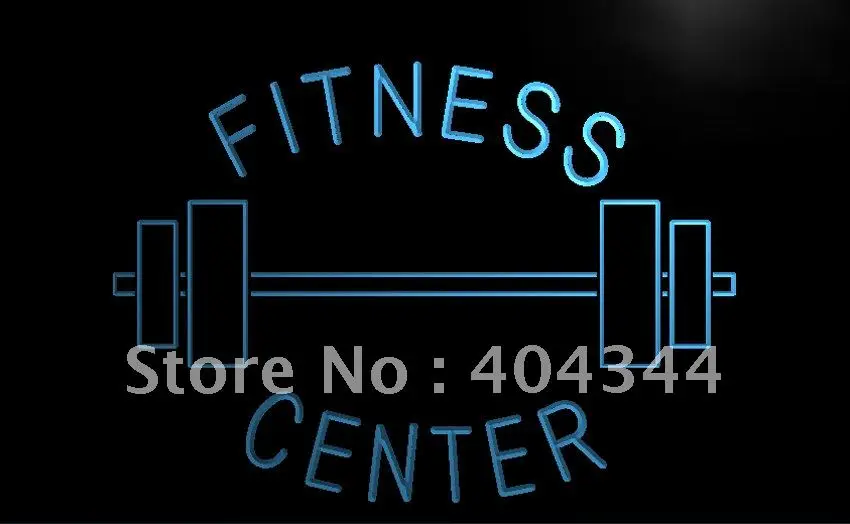 LB313 - ODPRETI Fitnes Center, Fitnes Soba, NOVE LED Neon Luči Prijavite doma dekor obrti