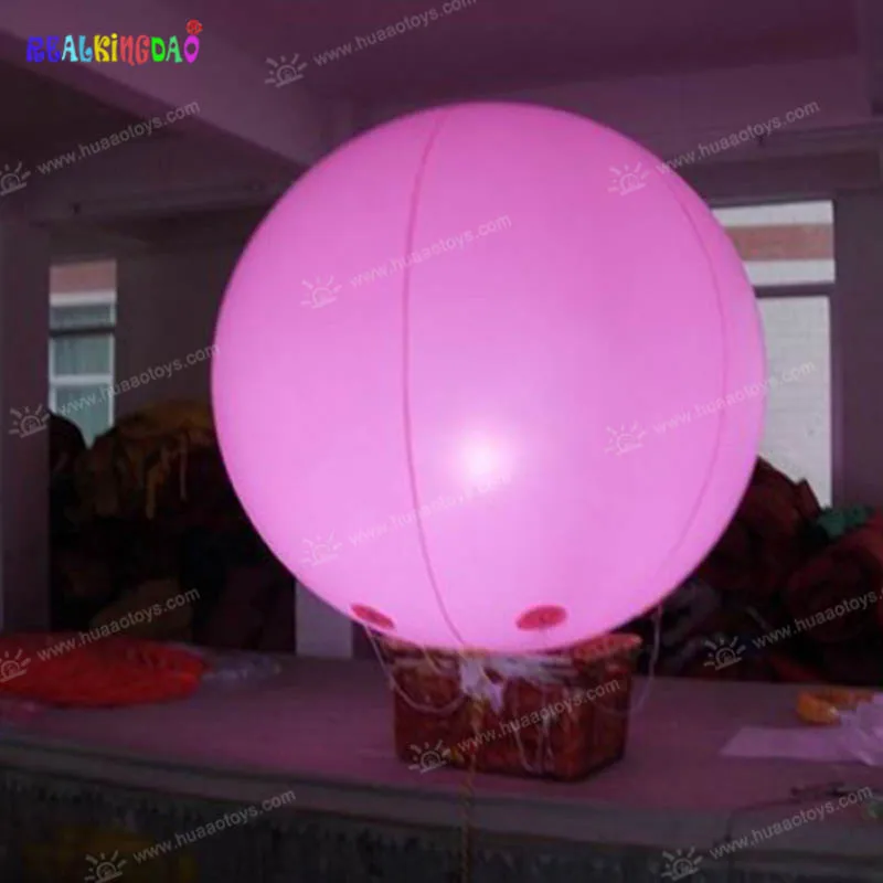 LED Osvetlitev 1,5 m/2m Velikan PVC napihljivi balon nebo balon na helij baloni za oglaševanje dogodkov