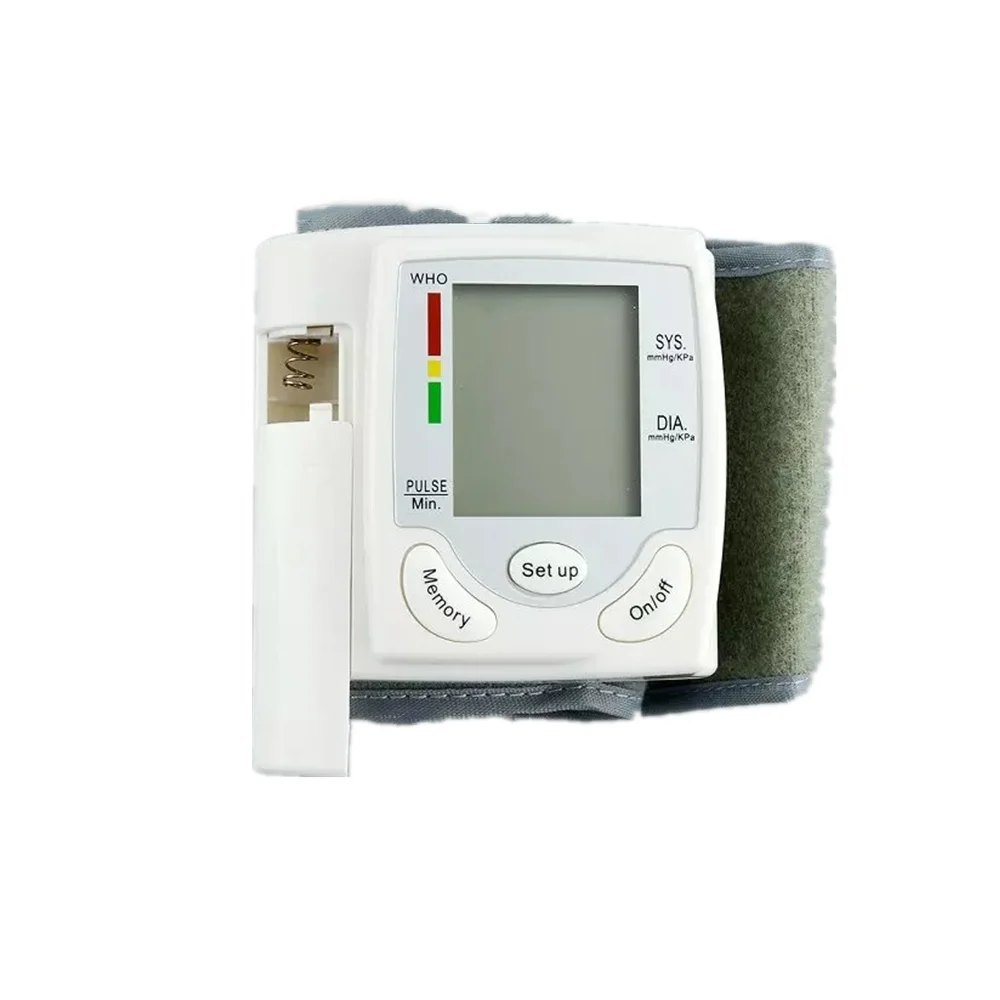 Loodom Samodejno Digitalno Sphygmomanometer LCD-Zaslon Zapestje Krvni Tlak Monito Srčni Utrip Stopnja Pulz Meter Ukrep Tonometer