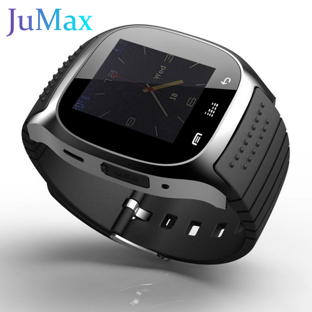 M26 Bluetooth smart ura s kamero, se predvajanje glasbe spanja odkrivanje budilka pedometer športna fitnes pazi Za Android/IOS