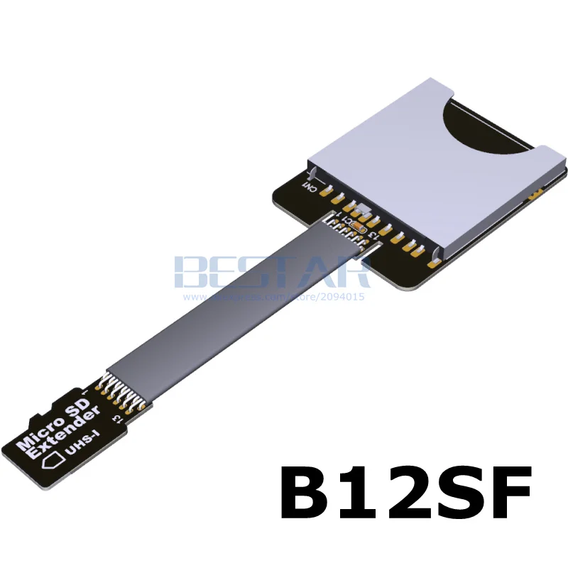 MicroSD TF Podaljšek kabel Micro SD razširitveno napravo Podpira SDHC SDXC UHS-I-Full-speed Stabilno Ni FPC Kartico Branje Test Linije