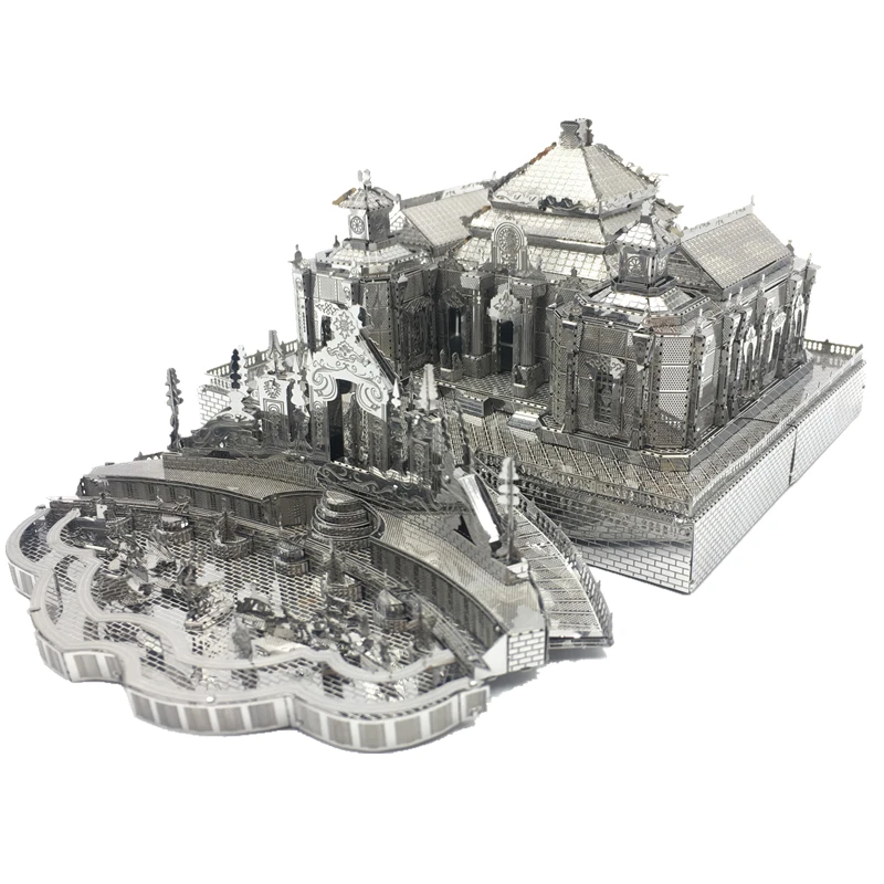 MMZ MODEL 3D Kovinski Puzzle Dashuifa Stare Summer Palace Model Kompleti DIY Sestavljanje Puzzle Laser Cut Jigsaw Stavbe Igrače Darilo