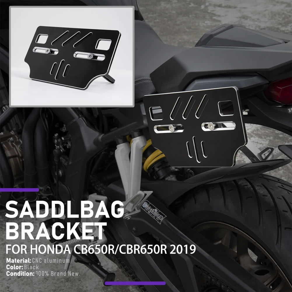 Motorno kolo Sedlo Vrečko nametitev Prtljažnika Strani vreča Nosilec Vesa Črno Za 2019 2020 Honda CBR650R CB650R Dodatki