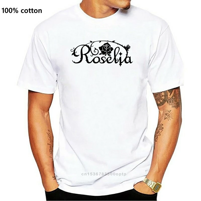 Moški tshirt Bang Sanje Roselia Unisex Majica(1) Natisnjeni T-Shirt tees vrh