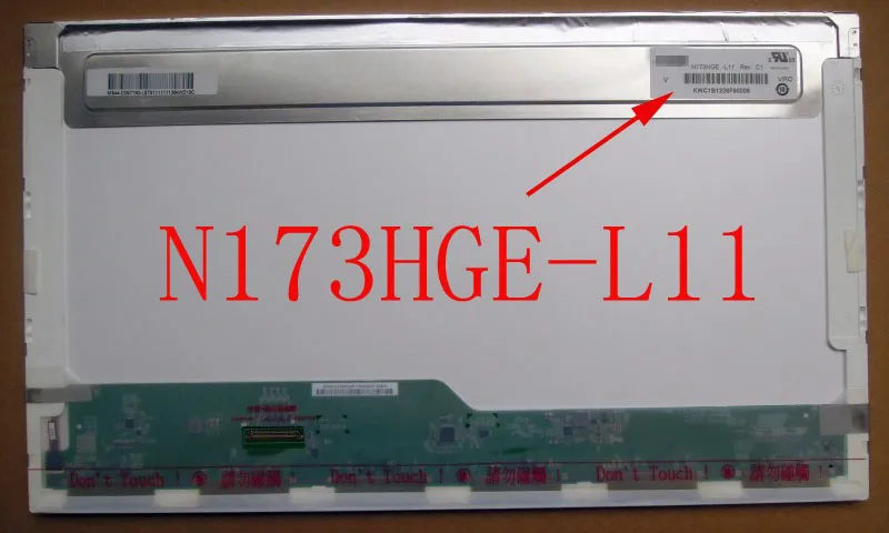 N173HGE-L11 LVDS 40PIN 1920*1080 17.3 LCD Zaslon N173HGE L11