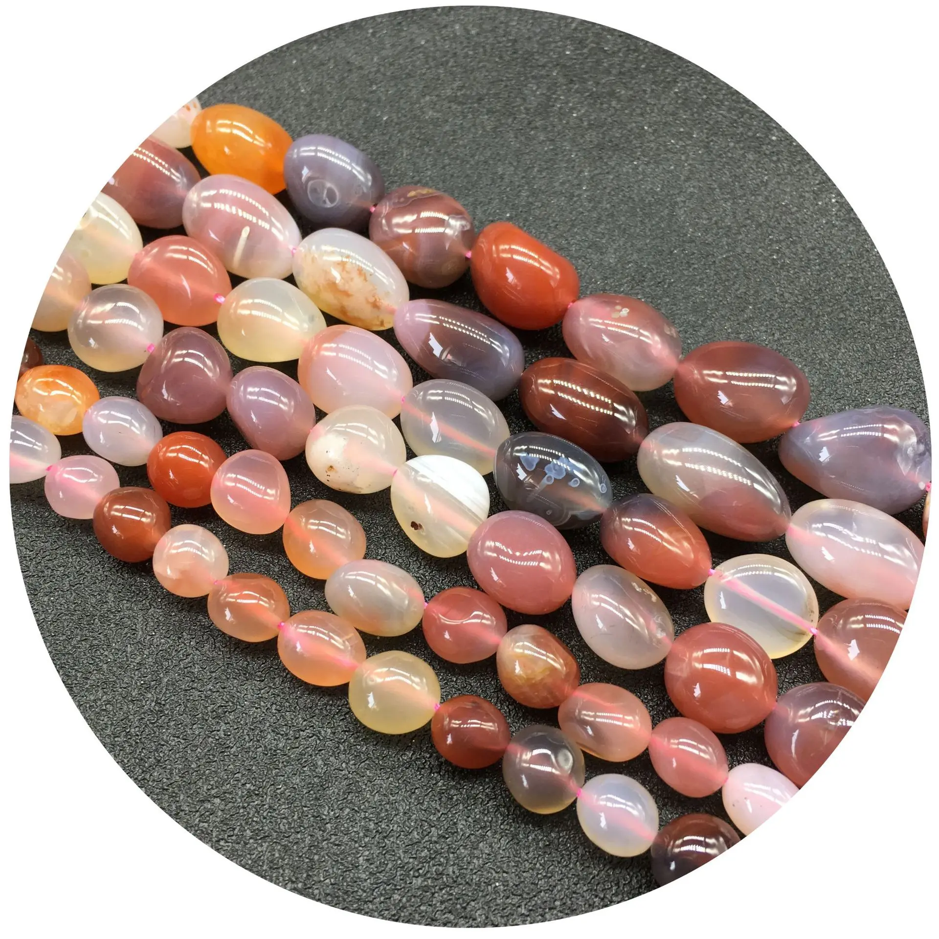Naravni kamen nepravilne oblike svoboden kroglice Kristalno agate jade niz osnovo Za nakit, izdelava DIY zapestnico, ogrlico dodatki