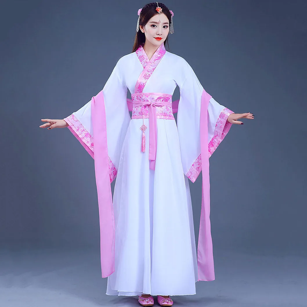 Novo Leto Hanfu Ženske Tradicionalne Kitajske Ljudske Plesne Pravljice Obleko Sodišče Letnik Princesa Festival Obleko Starih Kostumov