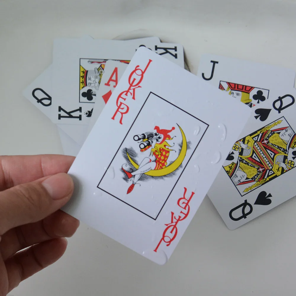 Plastične PVC Igralne Karte, Igre, poker karte Nepremočljiva in dolgočasno poljski Poker Klub Casino Igre