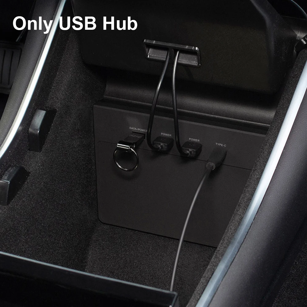 Pribor Zvezdišče USB Plug And Play Dashcam Način Gledalca Enostavno Namestite Varno Splitter Z 5 V 1 Vrata za Tesla Model Y