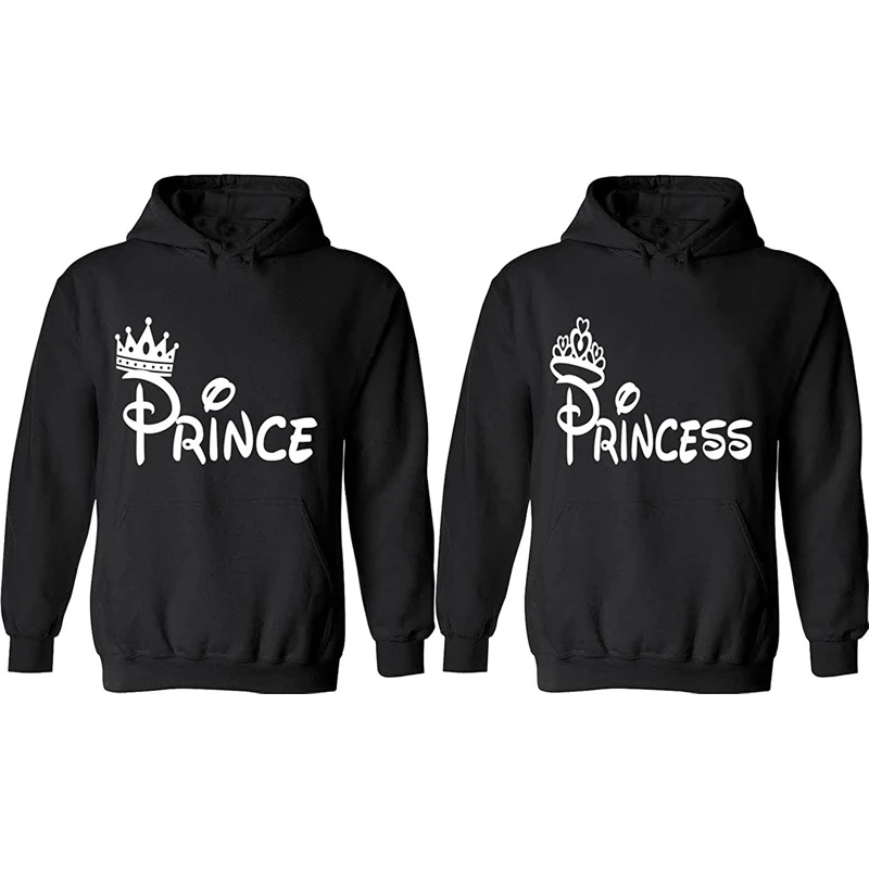 Princ in princesa-ujemanje puloverji-njegova in njena ljubezen puloverji, nekaj hoodies, pulover jopice, jopiči po meri