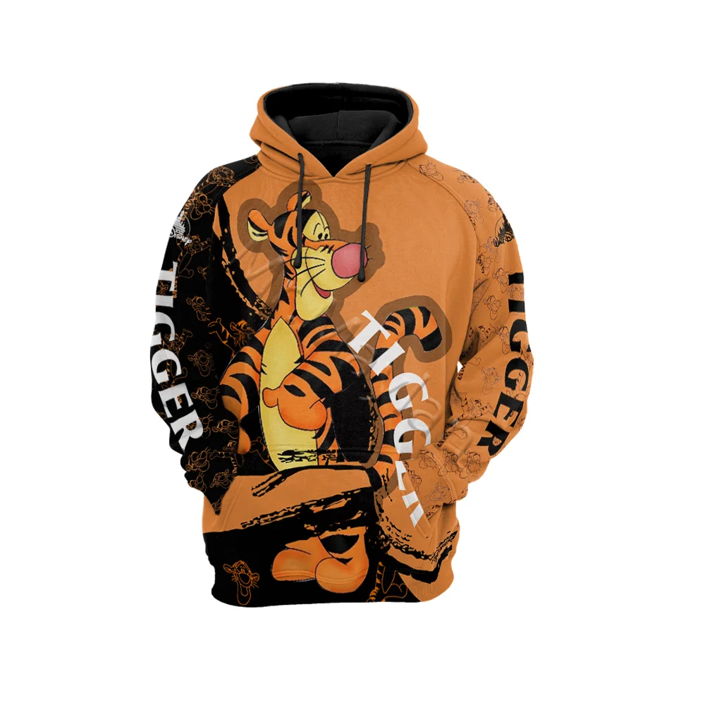 Srčkan Živali Tiggers 3D Jakna Moški/ženske Priložnostne Ulične Hoodies Fantje Hip Hop Kawaii Kapuco Mens Sweatshirts Hipster Oblačila SS-1