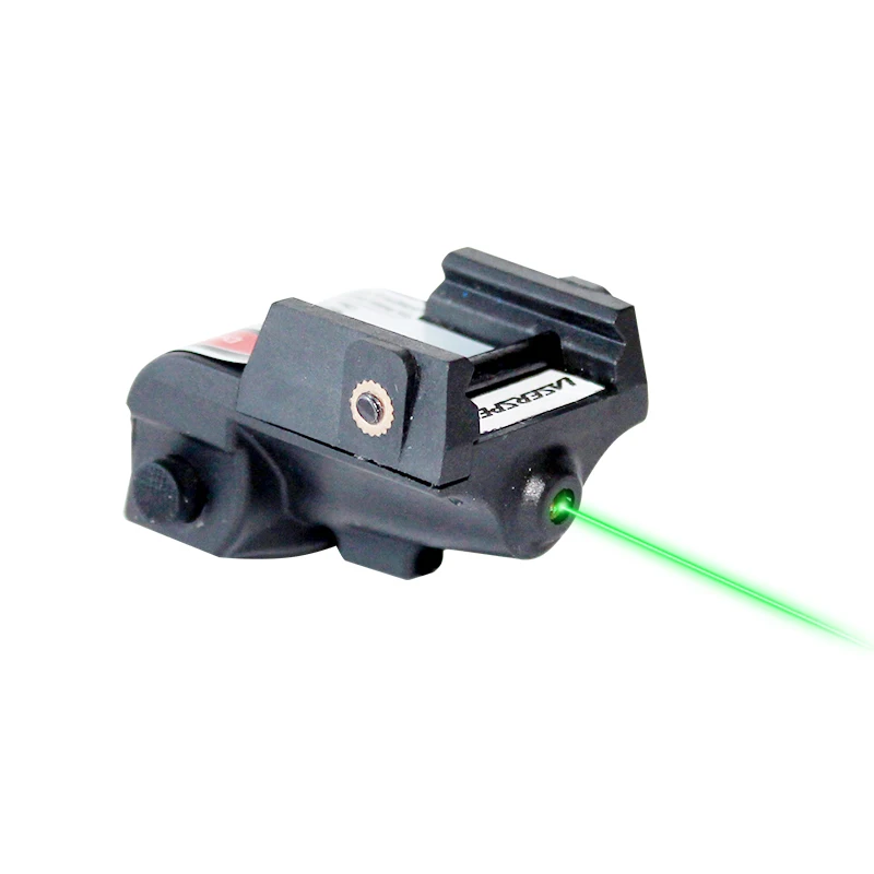 Taktično Zeleni Laser Pogled Za Pištolo Mini Velikosti Za Ponovno Polnjenje Mira Laser Samoobrambe Orožja, Glock 17 19