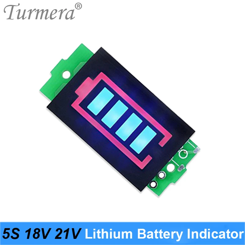Turmera 5S 18V 21V indikator napolnjenosti Baterije Tester Litij-Zmogljivost Baterije Displayer Modul za Električni Vrtalnik Vijačnik 18V 21V Uporabo