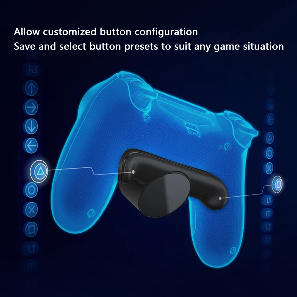 Vanpower Palčko Nazaj Zadaj Gumb Prilogo Razširitev Ključnih Zamenjava Priključek za SONY PS4 PlayStation4 Gamepad Dodatki