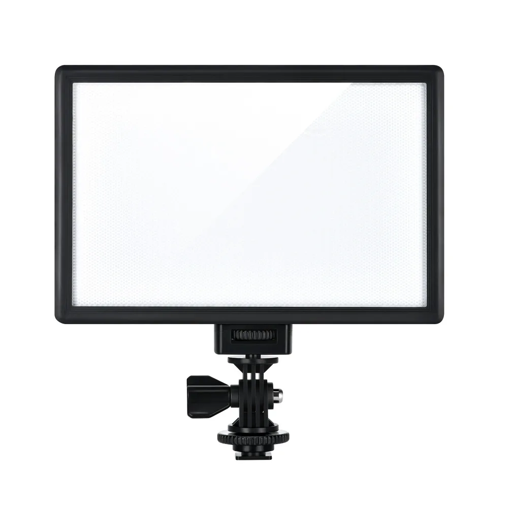 Viltrox L116T Kamera LED video luč Zaslon LCD Bi-Color & Zatemniti Slim DSLR + NAPAJALNIK za Canon, Nikon DV Kamere