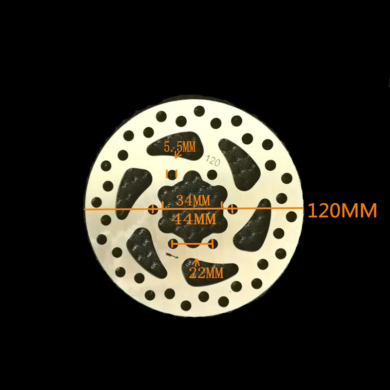 Vroče prodati Električni Skuterji Rotorjev Zložljiva disk zavore disk Rotorja Skuter Deli 120/140MM