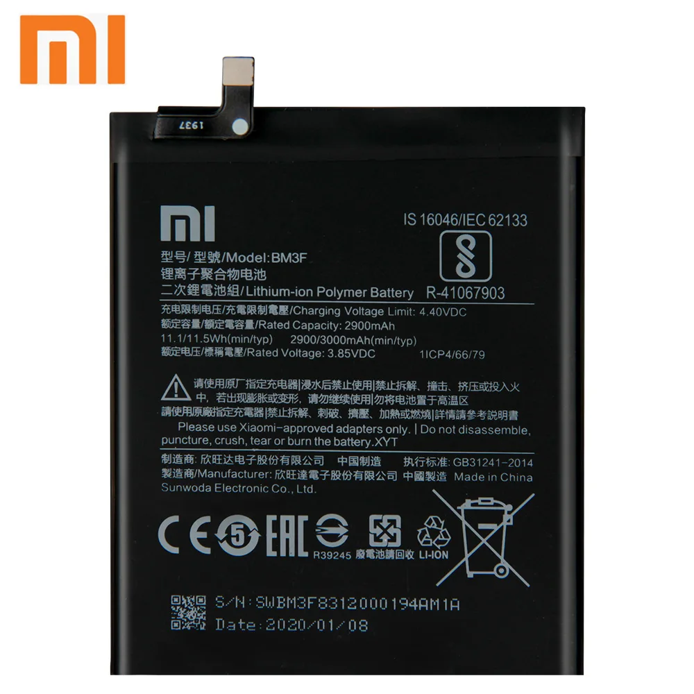 Xiaomi BM3F Baterija za Xiao Mi 8 MI8 M8 Mi 8 Mi 8 Pro Mi8 Pro Pregleden Raziskovanje Edition 3000mAh Original Baterija + Orodje