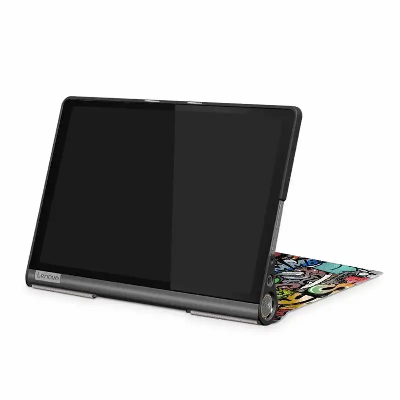 Za Lenovo Yoga Zavihek 5 YT-X705F/ Joga Pametno Kartico YT-X705F 10.1 palčni Tablični Magnetne Krat PU Usnje Primeru Zajema