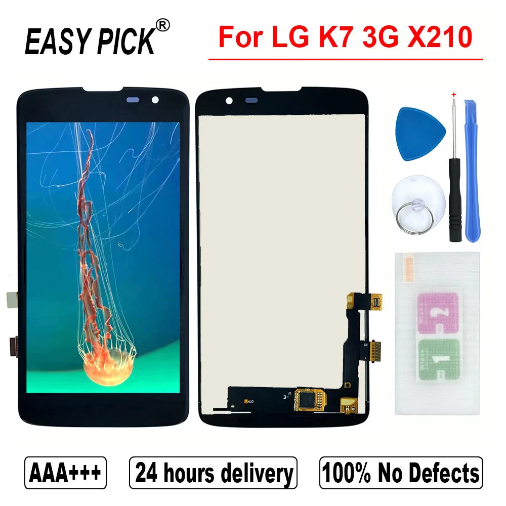 Za LG K7 3G X210 LCD-Zaslon, Zaslon na Dotik, Računalnike Zbora Za LG K7 LTE 4G MS330 AS330 K332 K330 X210DS L51AL L52VL