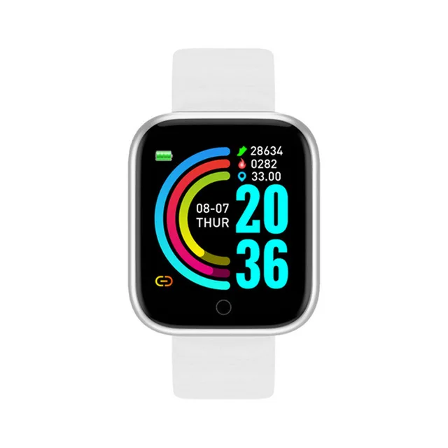 Ženske Pametno Gledati Reloj Nepremočljiva Krvni Tlak Y68 Smartwatches Srčnega utripa Spanja Tracker Ura uro Za Android IOS